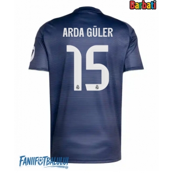 Real Madrid Arda Guler #15 Tricou Fotbal Replică 2025-26 Barbati Deplasare